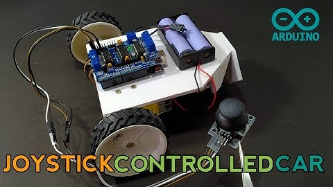 Arduino Joystick control robot car