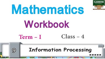 ennum eluthum 4th maths english medium term 1 Unit 9 Information processing | ennum eluthum maths