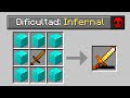 LA NUEVA DIFICULTAD INFERNAL en MINECRAFT 😍🤣 MINECRAFT pero ALEATORIO