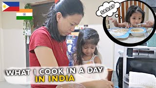 What I COOK for my FILIPINO FAMILY in INDIA ♥︎Filipino Indian Family