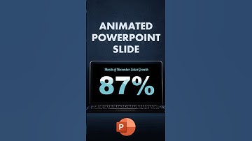ANIMATE YOUR SALES DATA! 📈✨ WATCH ‘87% GROWTH’ COME TO LIFE IN 2 MINS (PowerPoint Animation Hack!)