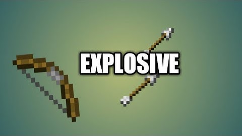 MCPE: How to make explosive arrows