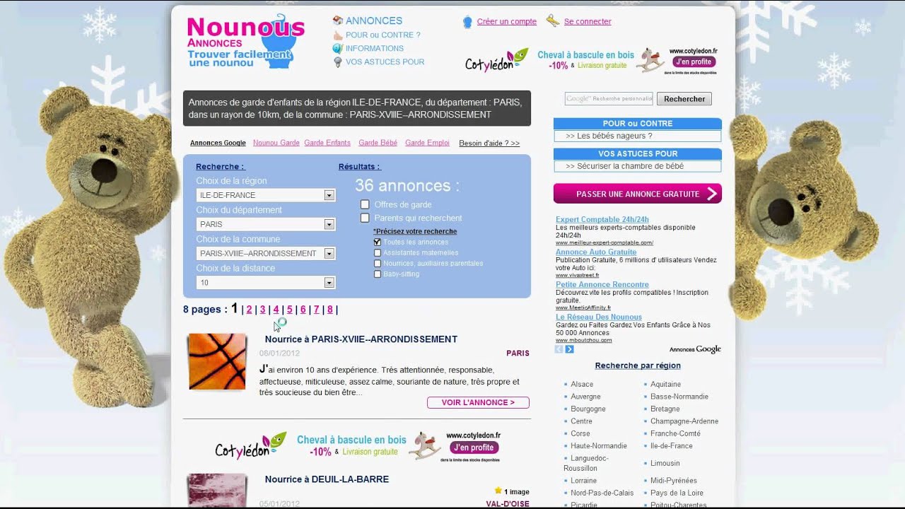 Garde D Enfants Annonces Assistantes Maternelles Nounous Baby Sitter Youtube