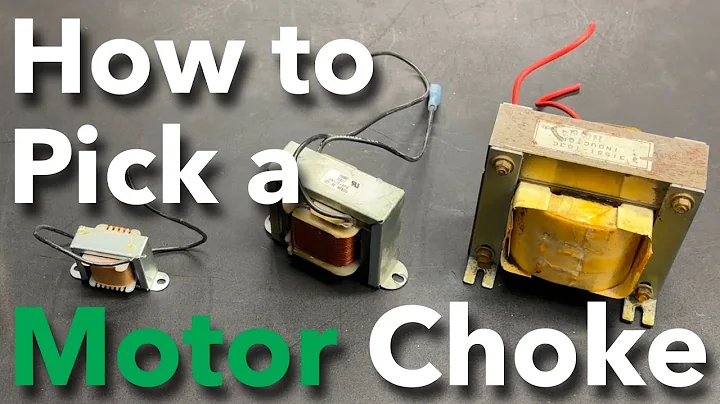 The Specifications of Motor Chokes: Amps Milliamps & Henries Everything needed to pick a Motor Choke