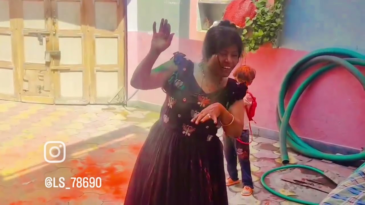 #Rang badlte he #shortsfeedholi he 