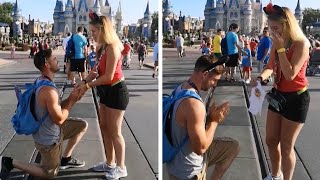 Couple Surprise Each Other At Disney World