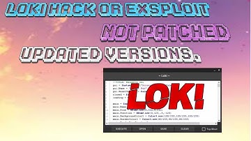 LOKI WORKING HACK/EXPLOIT SCRIPT EXECUTOR - ROBLOX - (NOT PATCHED) (UPDATED)