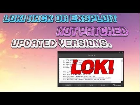 LOKI WORKING HACK/EXPLOIT SCRIPT EXECUTOR - ROBLOX - (NOT PATCHED) (UPDATED)