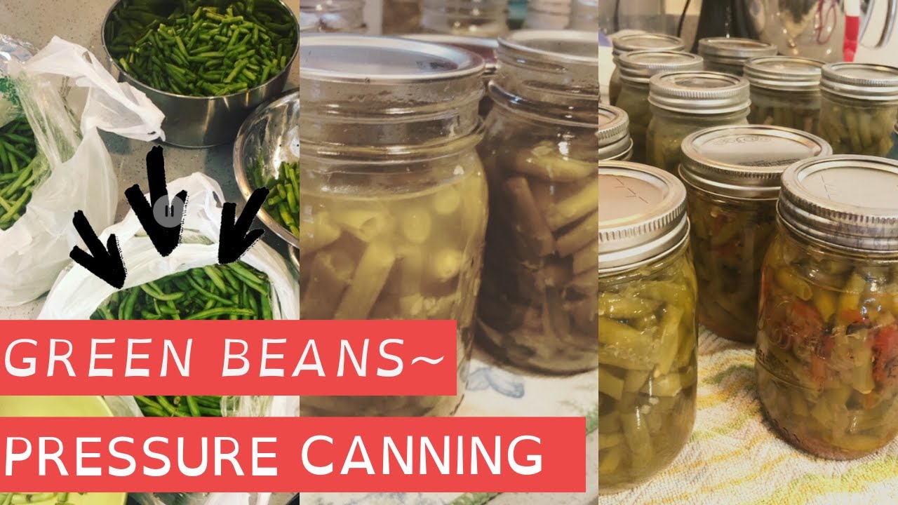 Pressure Canning ~ Green Beans - YouTube