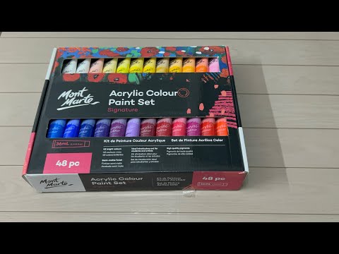  MONT MARTE Acrylic Colour Pastel Paint Set Signature