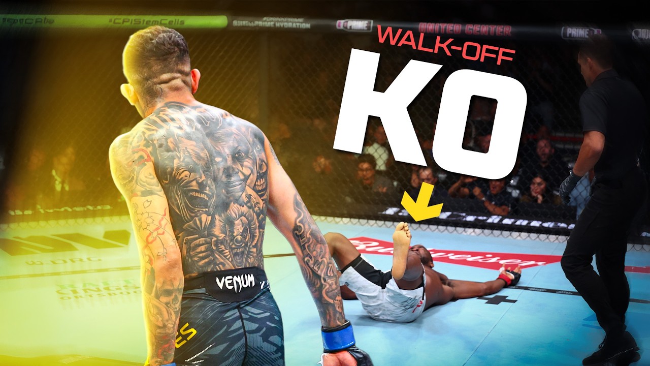 INSANE UFC WALK OFF KNOCKOUTS! 😡