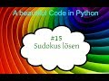 Python lernen, #15 Sudokus lösen