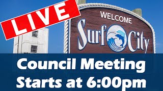 Surf City NC Council Meeting - August 4th 2026 6 00 PM EST