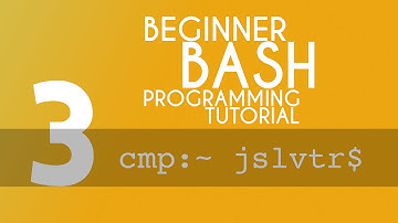 BASH Tutorial - 3 - creating files, moving and copying