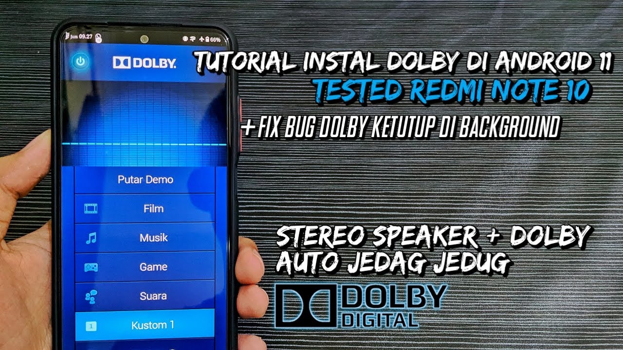 Cara Install Dolby di Android 11 & 10 (Tested Redmi Note 10) - Tutorial ...