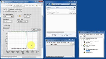 LabVIEW code: Headless datalogger and file I/O (expected results)