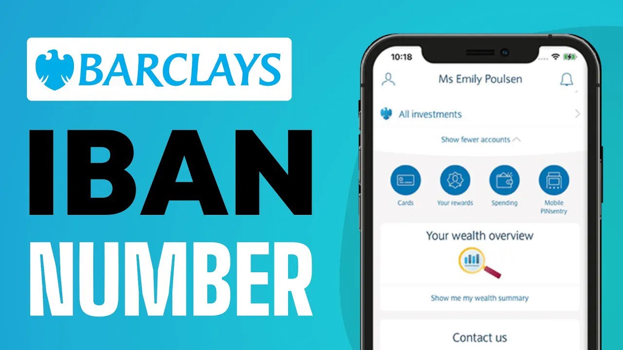 High-Quality Barclays Iban Number And Swift Code Image Illustration High-Quality Barclays Iban Number And Swift Code Image Illustration