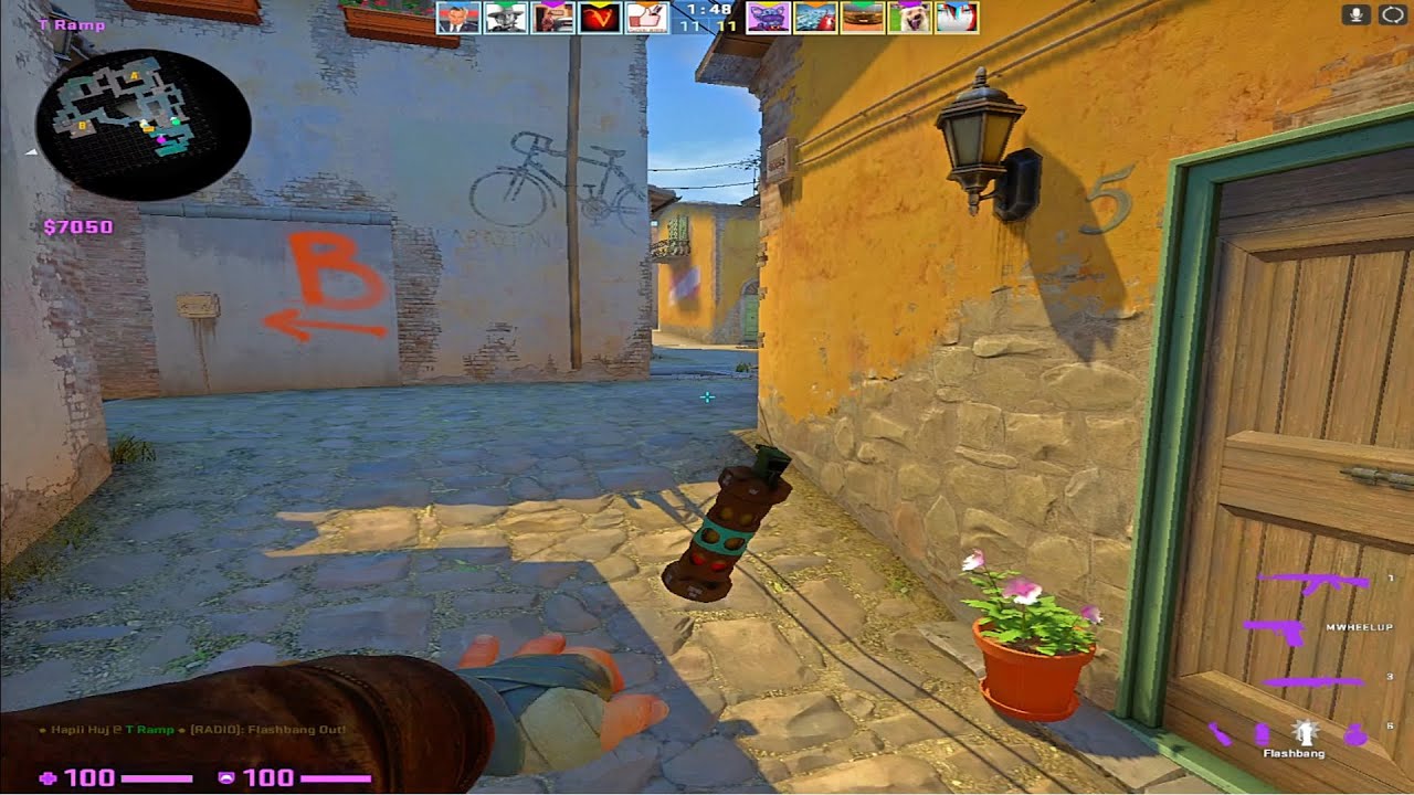 Always flash mid on inferno | CS:GO - YouTube