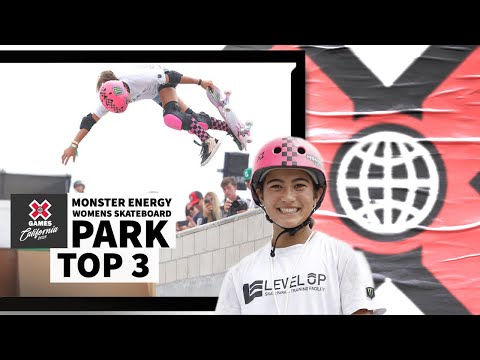 Monster Energy Women’s Skateboard Park: TOP 3 | X Games California 2023