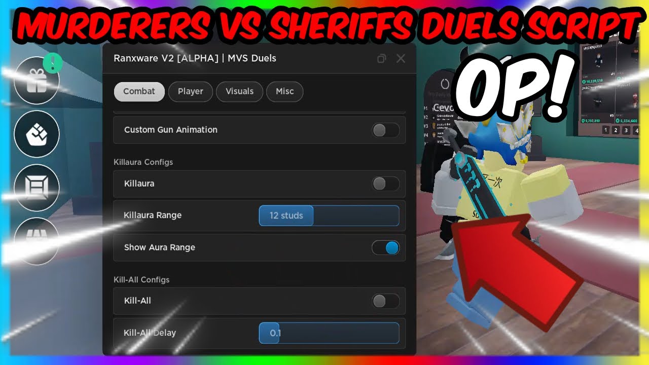 🎃 ] Murderers VS Sheriffs Script  Aimbot, Esp and More! - How to Cheat on  Roblox? 