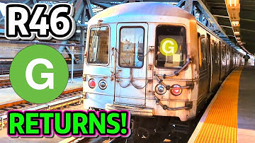 ⁴ᴷ⁶⁰ R46 Briefly Returns to the G Line!