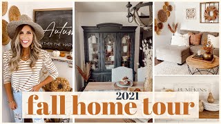 *FALL* HOME TOUR 2021 | COZY AUTUMN HOME TOUR | Modern Farmhouse Fall Decorating Ideas!