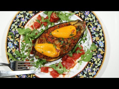 Video: How To Cook Eggplant Boats Stuffed With Bulgur