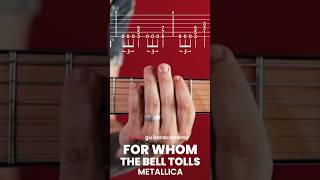 For Whom the Bell Tolls Chrous - Metallica #guitarlesson