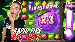 IS THAT REAL? Rapid Fire BIG WIN 🍍 Fruit Smash ⫸ Chumba Casino