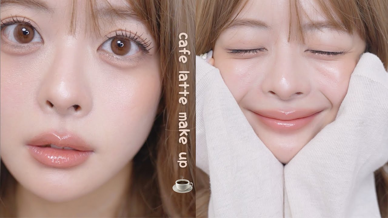 🤎☕️多幸感溢れる秋冬カフェラテメイク☕️🍂🤎