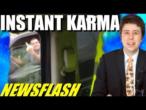 road-rage-gets-instant-karma!!---newsflash