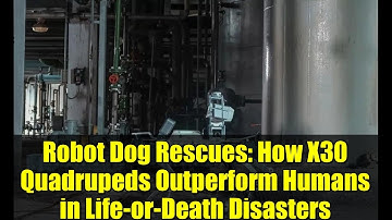 Robot Dog Rescues: How X30 Quadrupeds Outperform Humans in Life-or-Death Disasters
