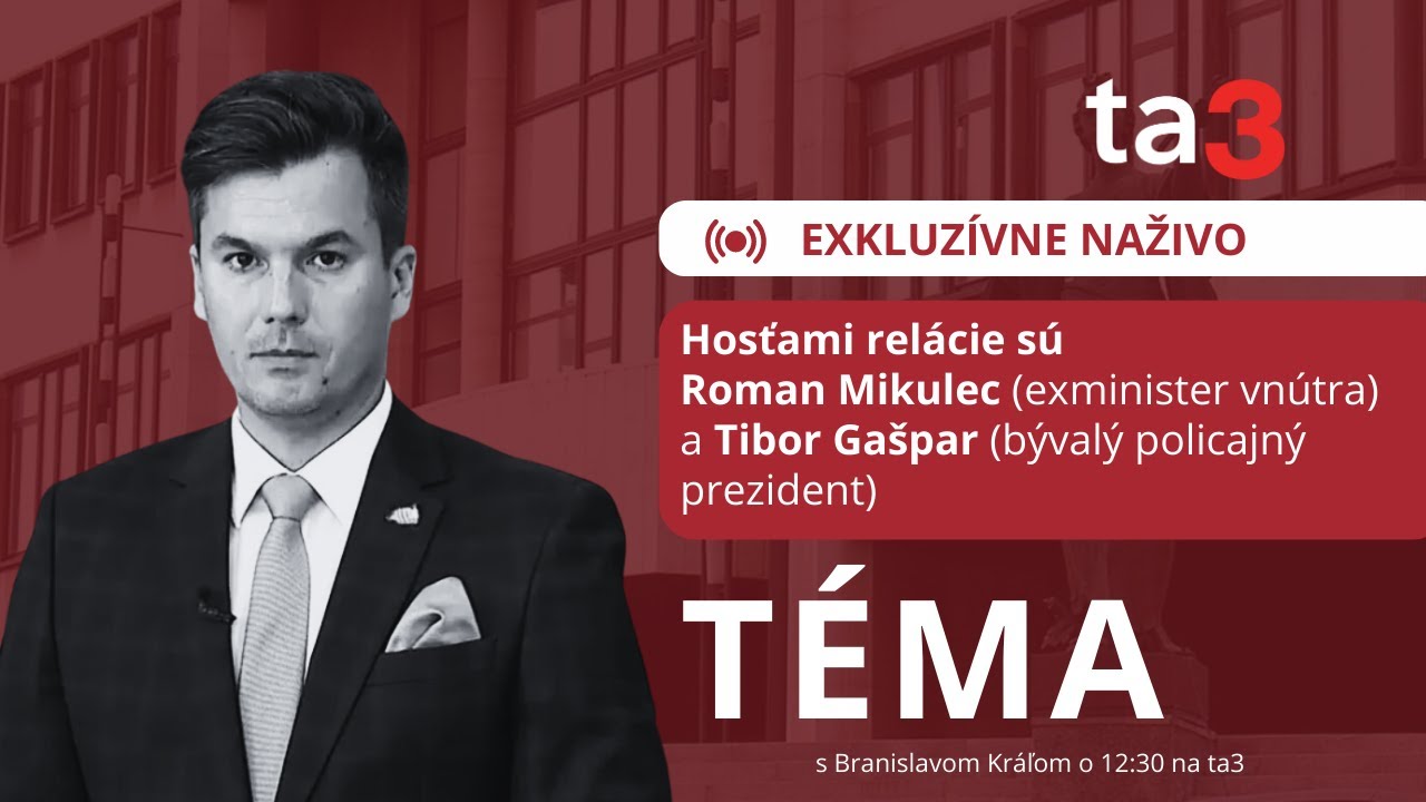 Hosťami relácie Téma sú Tibor Gašpar a Roman Mikulec - YouTube