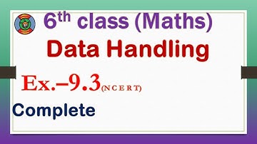 6th Class Maths NCERT Exercise 9.3, Data Handling