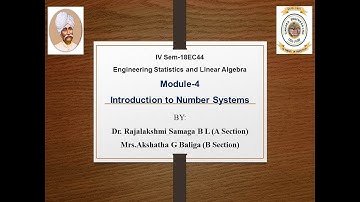 VTU ESLA 18EC44 INTRO TO NUMBER SYSTEM