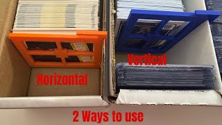 DualFit Dividers β Long & Tall Universal Card Dividers for Card Collectors
The DualFit Divider is a universal card divider designed specifically for card collectors who use both long (horizontal) and tall (vertical) storage layouts.
Order the DaulFit Divider by Hit Prints: https://HitPrints.com/
In this video, I show how DualFit Dividers help organize sports, PokΓ©mon and TCG cards. Keeping cards upright, separated, and easy to access inside card boxes and storage setups. Each order includes 5 dividers, making them ideal for flexible, modular collection organization or a bundle option of 20 dividers.
Designed by a collector, for collectors.
For 3D Print Commercial License - Patreon: https://patreon.com/HitPrints
Follow me on Makers World: https://makerworld.com/en/@Kevinsmak
TikTok: https://www.tiktok.com/@htbuys
Business Inquires:
HelpfulTutorialsonYT@gmail.com
Helpful Tutorials
P.O. Box 3341
Bethlehem, PA 18017
Affiliated Disclaimer: Some of the links may be affiliate links, generating a sales commission. In associated with one of Amazon affiliate programs, and Iβm an Amazon associate and influencer. DualFit Dividers β Long & Tall Universal Card Dividers for Card Collectors