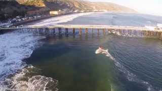 A strong se swell started filling in at malibu on 8/26/14 giving us
long lines of perfection. this isn't the only time allen sarlo shot
pier, he was char...