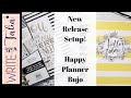 New Release Set-Up | March 2019 | Happy Planner Bullet Journal Hybrid