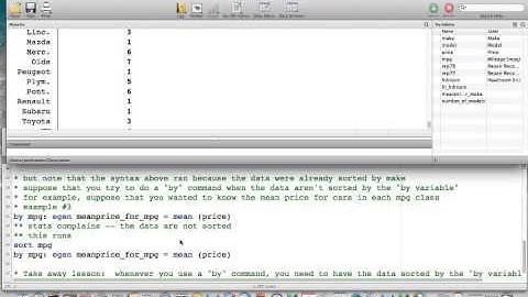 Using egen (by) in Stata