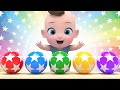 5 Color Ball Skip to My lou &amp; Are You Sleeping +more Nursery Rhymes &amp; Kids Songs | Kindergarten