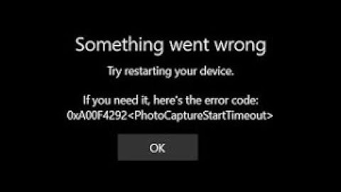 How To FIX Camera Not Working (error 0xA00F4292, 0xA00F4244, and 0xC00DABE0) on Windows 10