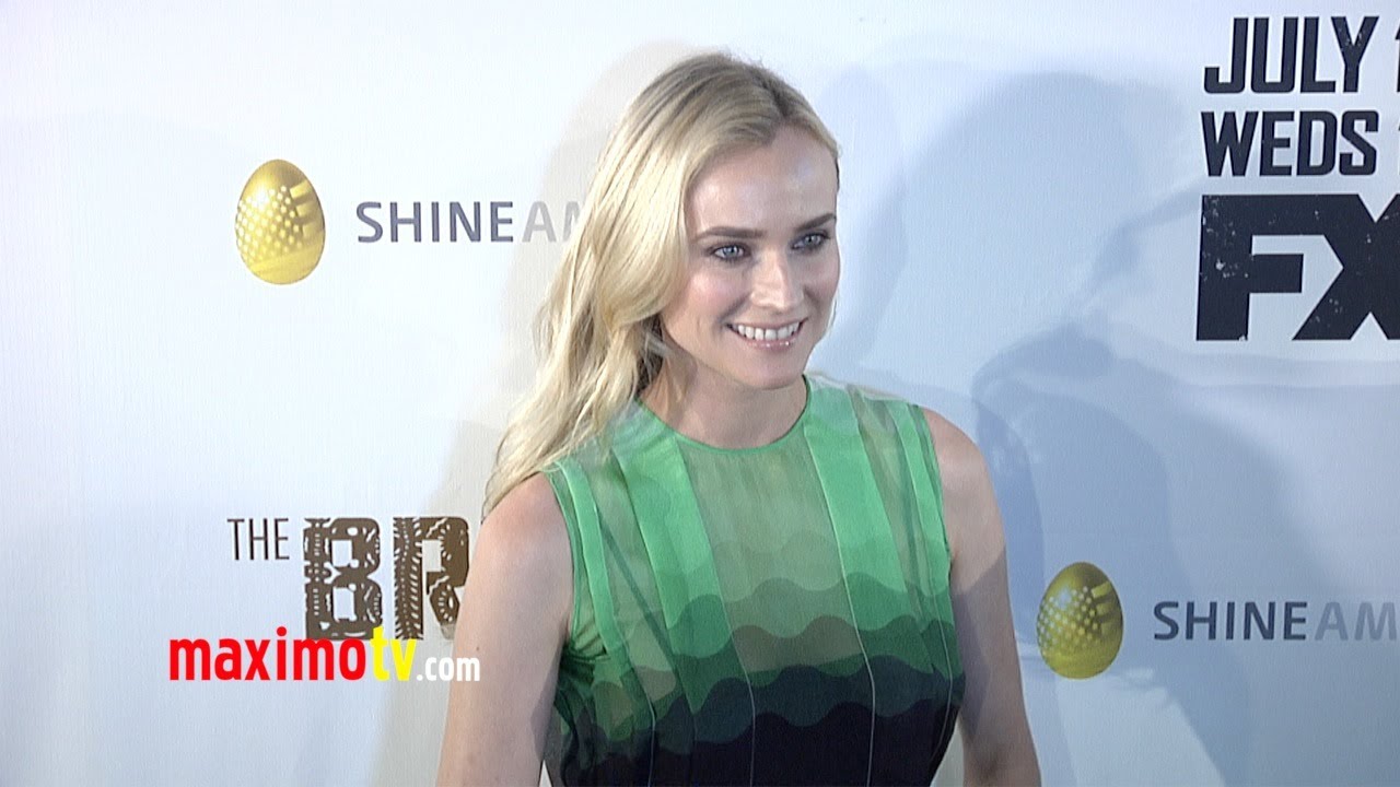 Diane Kruger "The Bridge" Premiere First Season ARRIVALS - YouTube