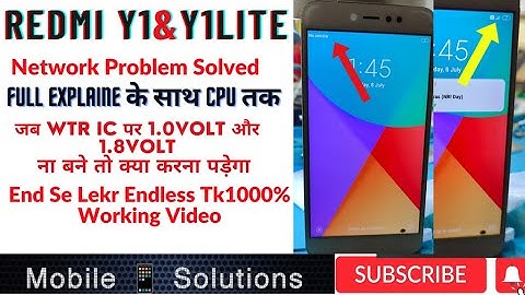 redmi y1 network problem||redmi y1 network problem no service||Mi Redmi Y1 Lite No Service  Solution