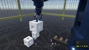 Robot Arm Simulator VR -  Initial Motion Controller Tests