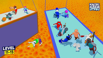 Monsters Gang 3D (Level 11-15) Android Gameplay