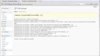Build Clickbank Affiliate Websites Automatically by Using Wordpress Clickbank Plugin