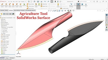 ابزار مدل‌سازی سطح در نرم‌افزار SolidWorks برای کشاورزی
