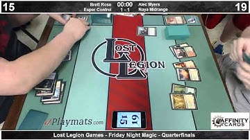 Lost Legion FNM - QF - Esper Control vs. Naya Midrange - 6/28/13