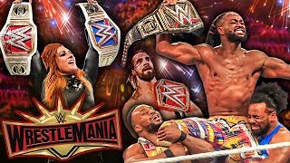 WWE WrestleMania 35 Review! | Kofi Kingston Wins WWE Title!