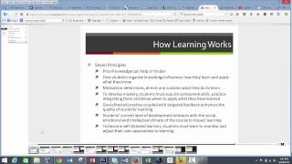ETCV 520 Week 1 Learning and Instructional Theory